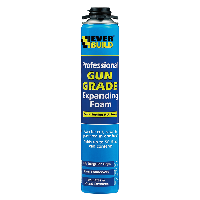 Everbuild Gun Grade Expanding Foam- 750ml – Sealant Wholesale