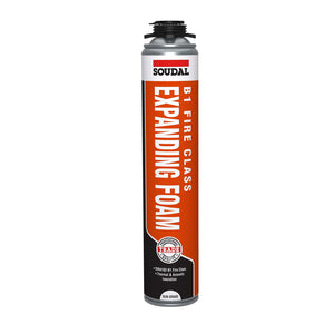 Soudal B1 Gun Grade Fire & Acoustic PU Foam- 750ml