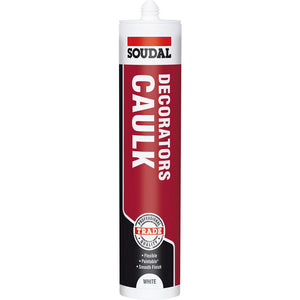 Soudal Decorators Caulk Filler White- 290ml