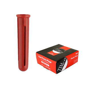 Timco Red Wall Plug- Pack of 1000