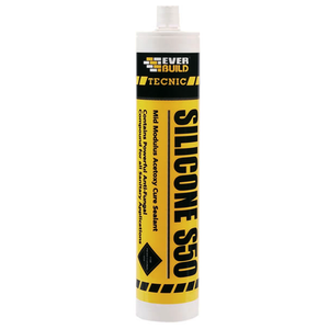 Everbuild Tecnic S50 Sanitary Silicone Sealant- 310ml