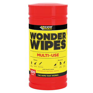 Everbuild Wonder Wipes | Anti-Bacterial | Removes Sealant