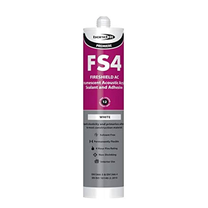 Bond It FS4 FireShield AC Intumescent Acoustic Sealant- White