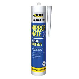 Everbuild Everflex Mirror Mate Mirror Adhesive- White