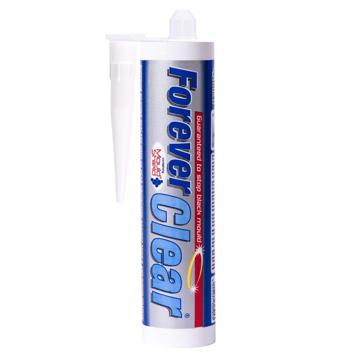 Everbuild Forever Clear Anti- mould  Silicone Sealant- 295ml