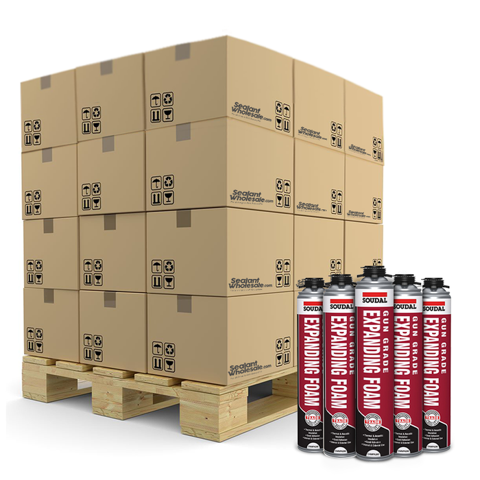 Soudal Gun Grade Expanding Foam 750ml- Full Pallet (648 Cans)