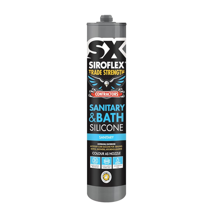 Siroflex Sanitary Bathroom Silicone Sealant