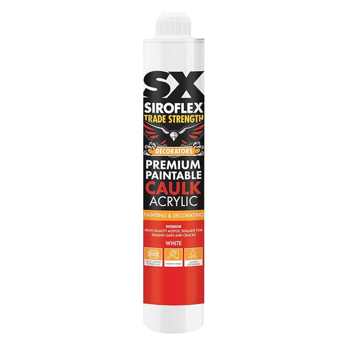 Siroflex Caulk-it Premium Paintable Caulk White- 380ml