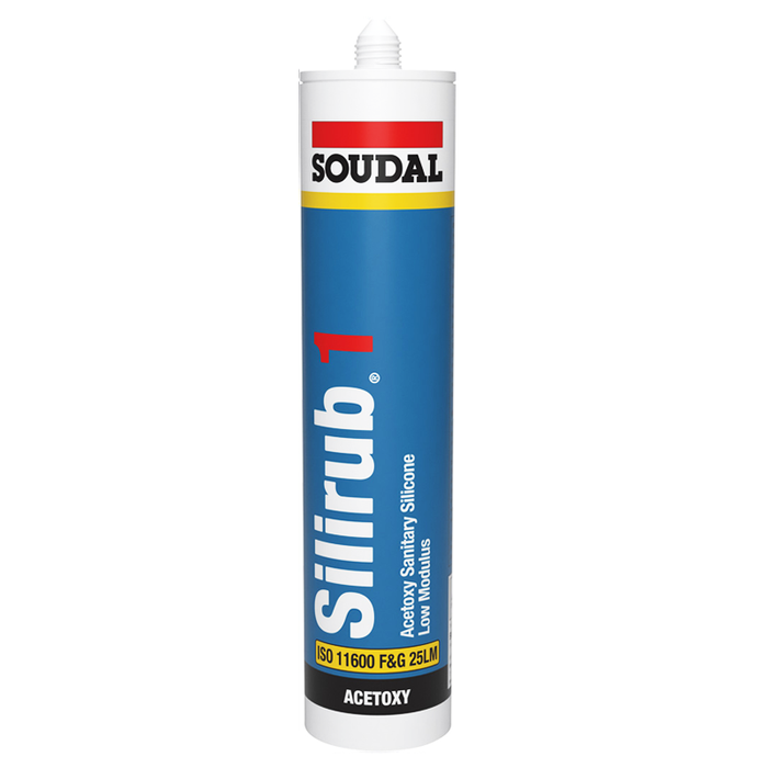 Soudal Silirub 1 Premium Sanitary Silicone Sealant