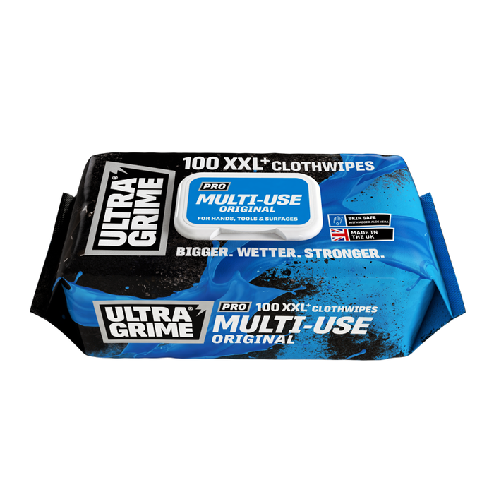 UltraGrime XXL Multi Purpose Cloth Wipes x 100 Wipes