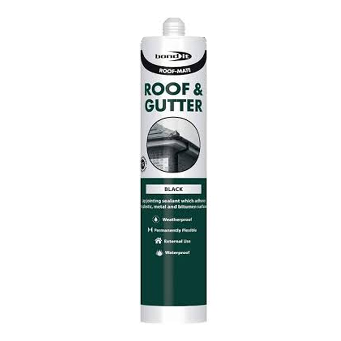 Bond It Roof- Mate Roof & Gutter Butyl Sealant- Black