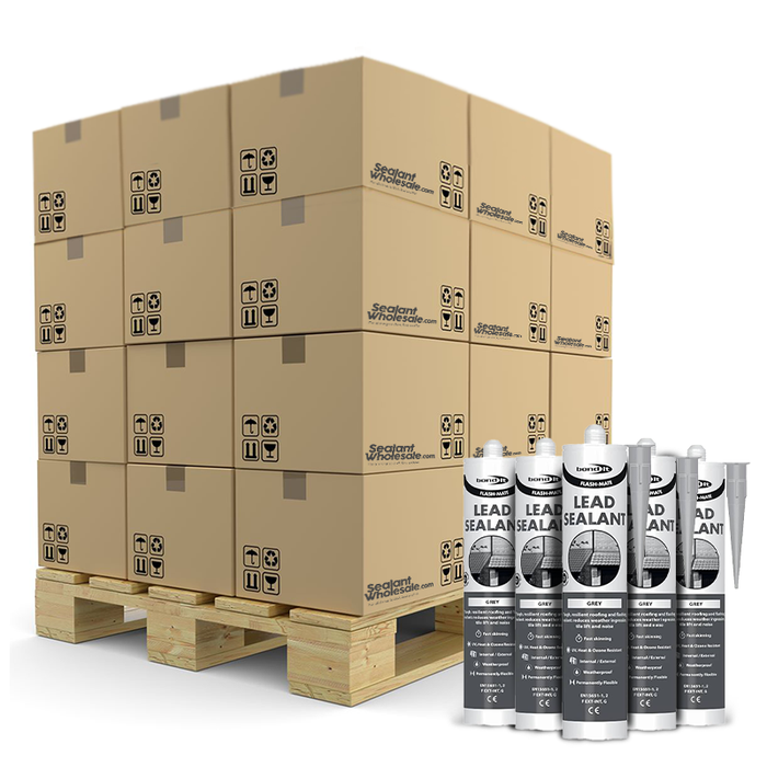 Bond It Grey Flash Mate Lead Sealant- Full Pallet (1200 Tubes)
