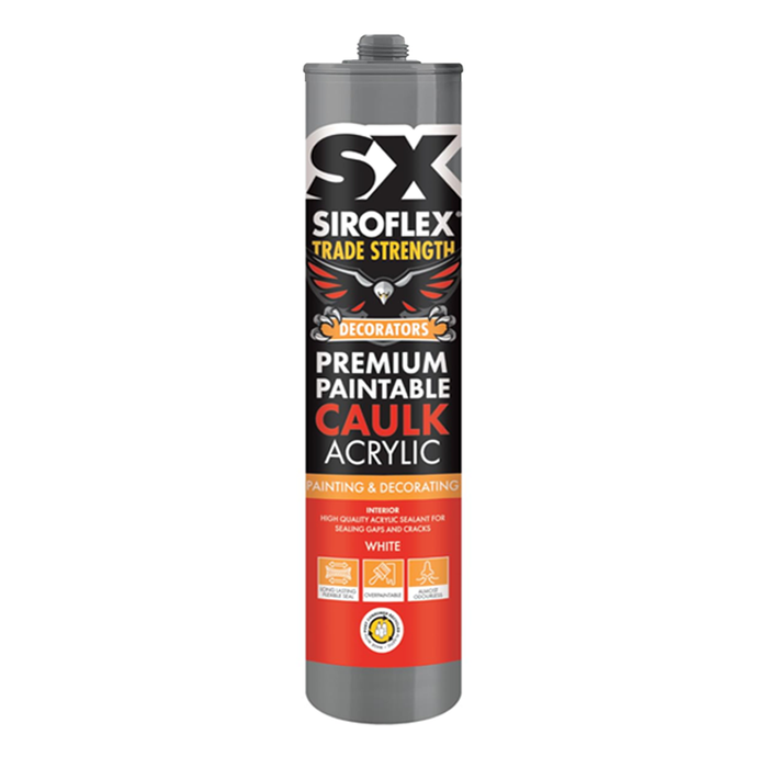 Siroflex Caulk-it Premium Paintable Caulk White- 310ml