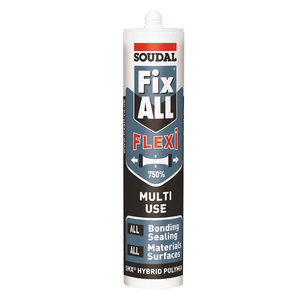 Soudal Fix All Flexi Multi Use Sealant & Adhesive- White