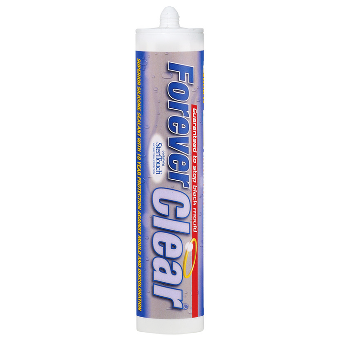 Everbuild Forever Clear Anti- mould  Silicone Sealant- 295ml