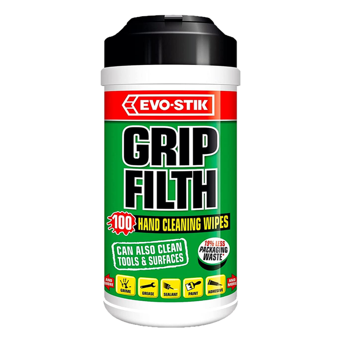 Evo-Stik Grip Filth Multi Use Wipes- 100 Pack