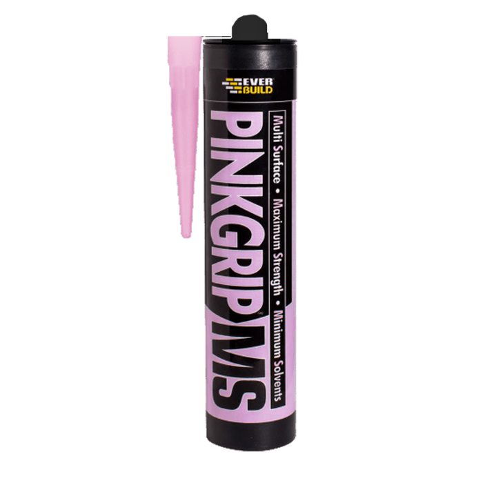 Everbuild PINKGRIP MS Polymer Grab Adhesive- Pink
