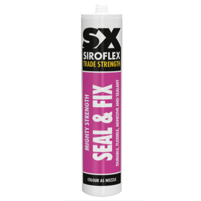 Siroflex Seal and Fix Adhesive & Sealant- White