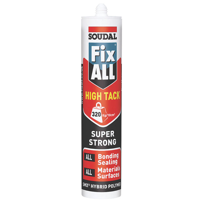 Soudal Fix All High Tack Adhesive & Sealant- 290ml