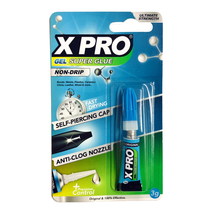 X PRO Gel Super Glue- 3g