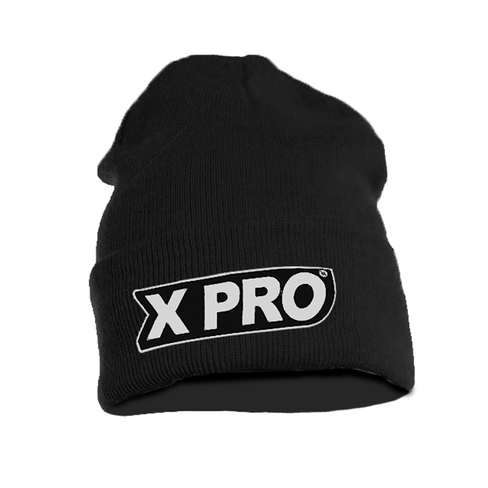 XPRO Black Beanie Hat- One Size